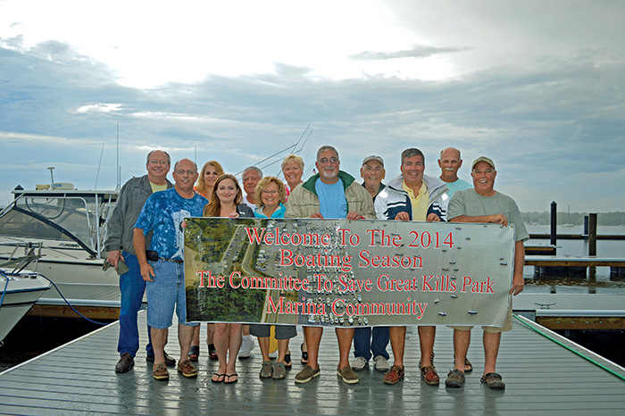 A group of boat owners lobbying to rebuild what is now known as Moonbeam Great Kills Marina in Staten Island, New York. 