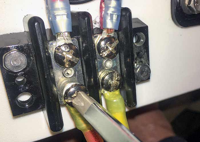 Crimped connections