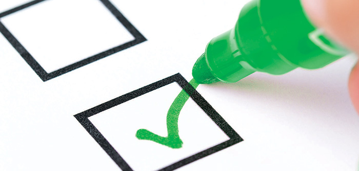 Green Marker Checking Checklist Checkbox