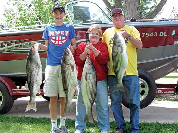 Family fishing and big catch