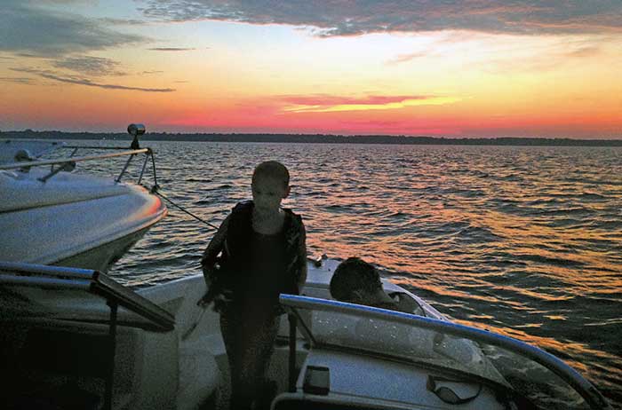 Matthew Thomas sunset on the Chesapeake Bay