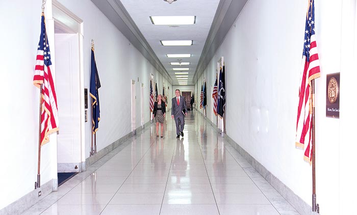Walking the halls of Congress