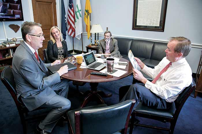 Kennedy and Neuhoff meet with Rep. Mick Mulvaney