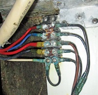 Corroded Bilge Connection Block