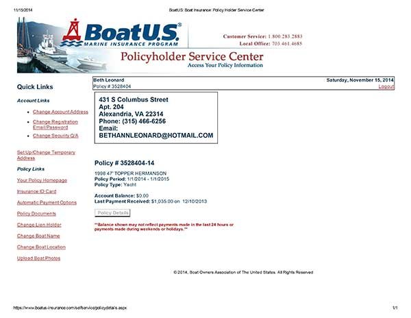 Insider Newletter Sign-Up - Marine Insurance Program - BoatUS