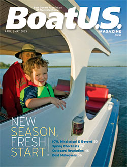 BoatUS Magazine April-May 2023 cover