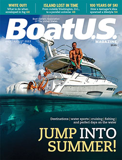 BoatUS Magazine July-August 2022 cover