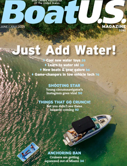 BoatUS Magazine June - July 2024 cover