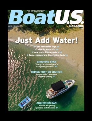 BoatUS Magazine June - July 2024 cover