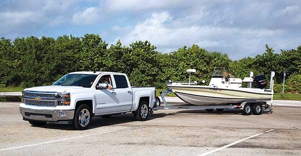 Towing Trailerable Boat