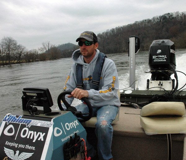 Ott DeFoe On His Bass Boat