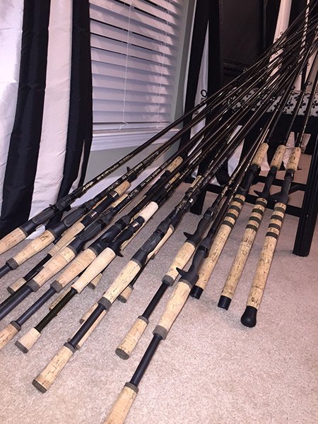 Fishing Rods Cleaned and Organized