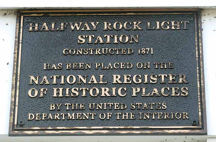 Lighthouse plaque