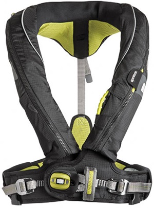 Life jacket vest with harness