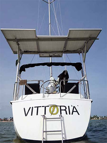 Vittoria anchored