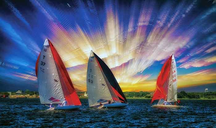 Artistic Finalist, The Beauty of Sailing by Dustin Gabriel