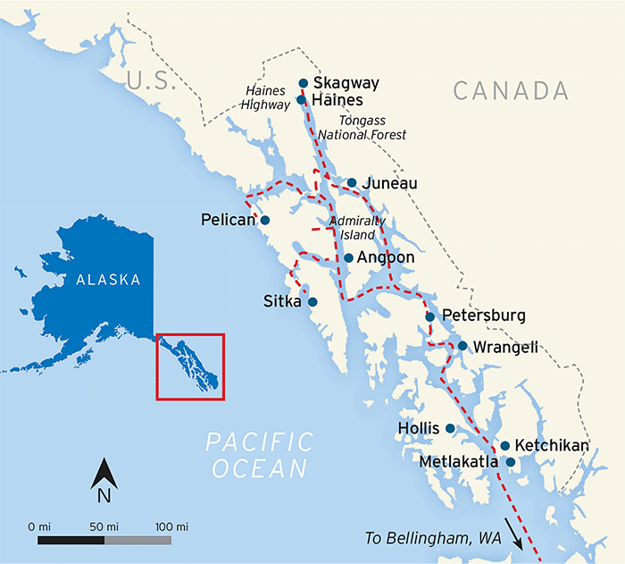Alaska Inner Loop Map