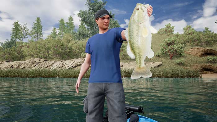 Fishing video game screenshot