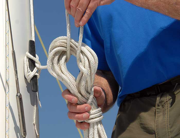 Coiling a rope part 3