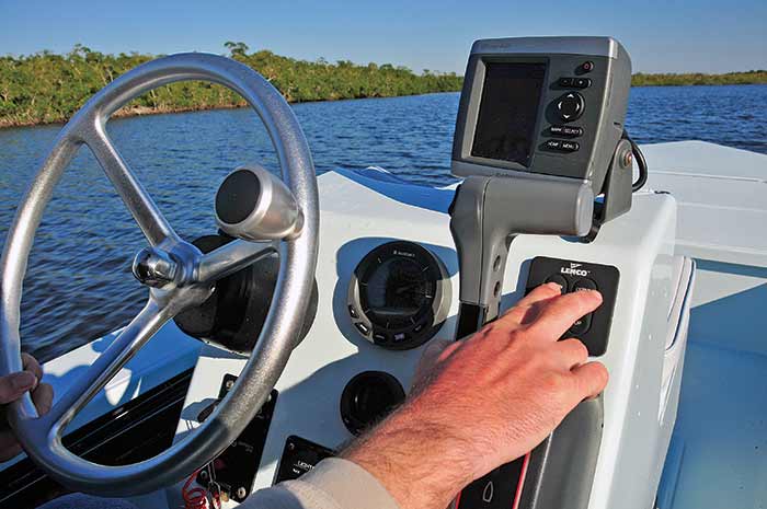 bass boat depth finder mounts