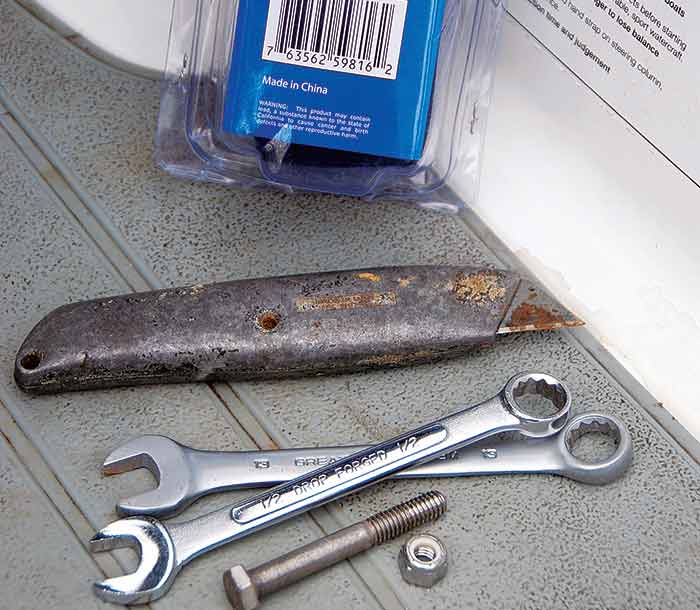 Tools for winch strap installation