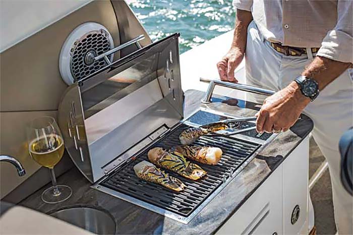Grilling On Boat |