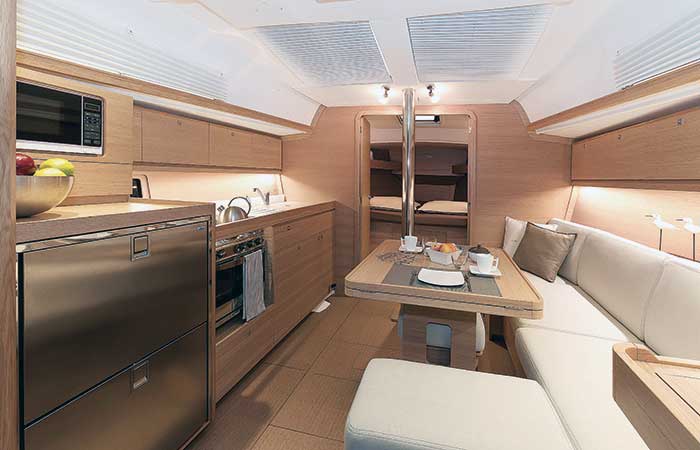 Dufour 382 galley