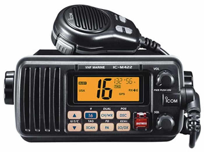 Icom IC M422 VHF marine radio