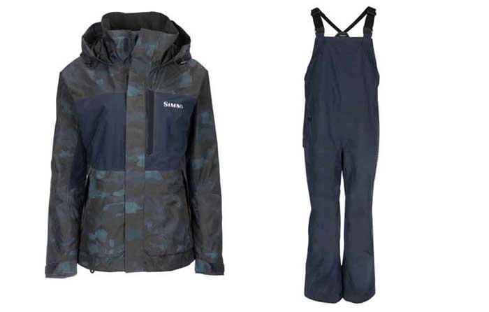 Simms jacket and bib foul weather gear
