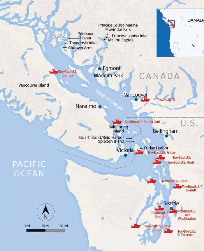 Pacific Northwest map