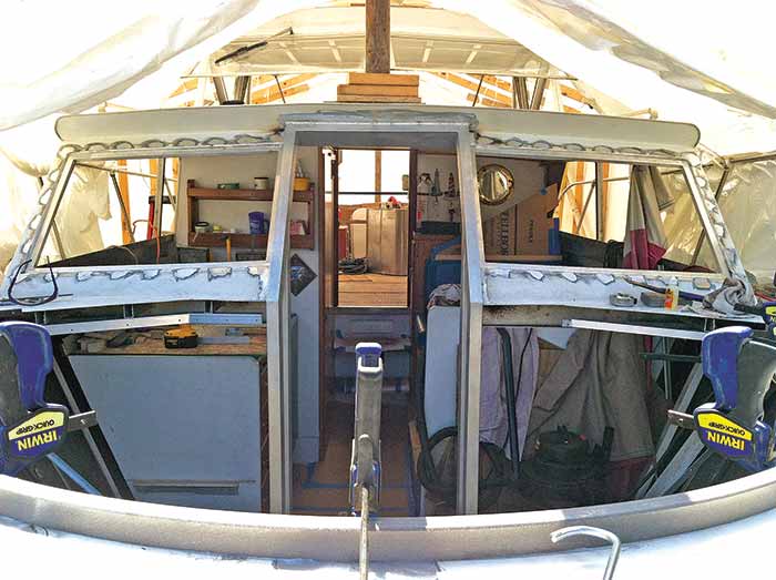 It Is a 1976 Marinette 28 before renovation