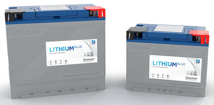 Discover Battery Lithium Blue Premium Series
