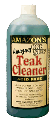 Amazon's One-Step Teak Cleaner
