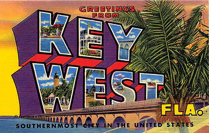 Key West postcard