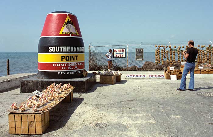 The iconic Southernmost Point Buoy