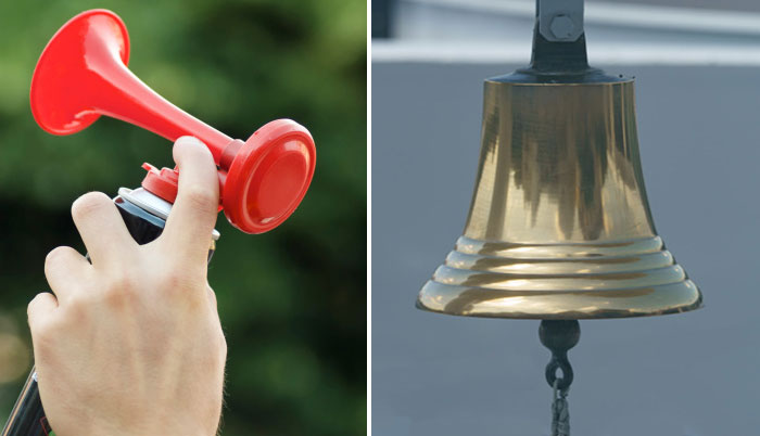 Air horn and bell
