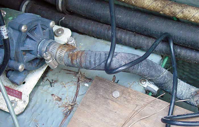 Intake hose corrosion