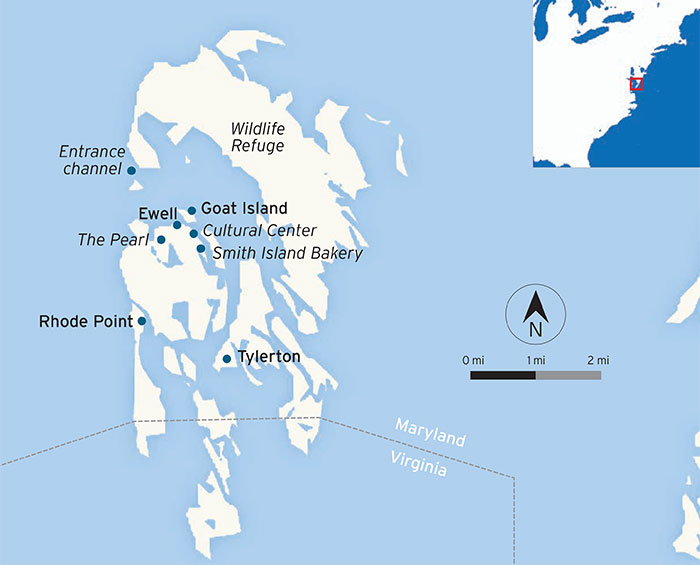 Smith Island map