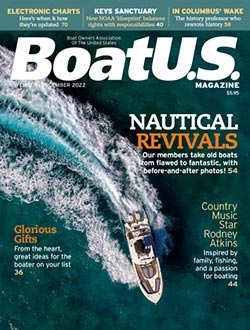 BoatUS Magazine November-December 2022 cover