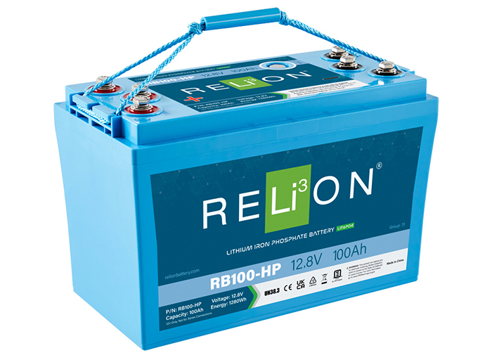 RELiON’s RB100-HP Lithium Starting and House Battery