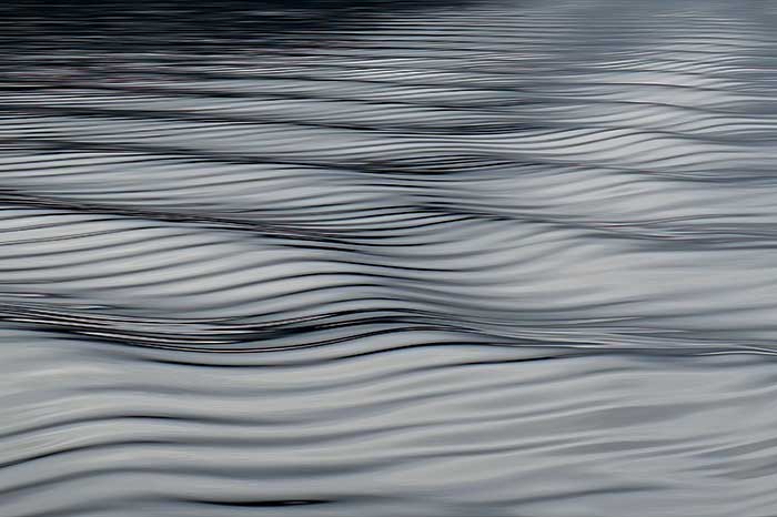 Photo Contest Artistic Finalist: Image of textures and patterns found in a simple boat wake