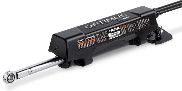 Product photo: Optimus electric wake boat steering system