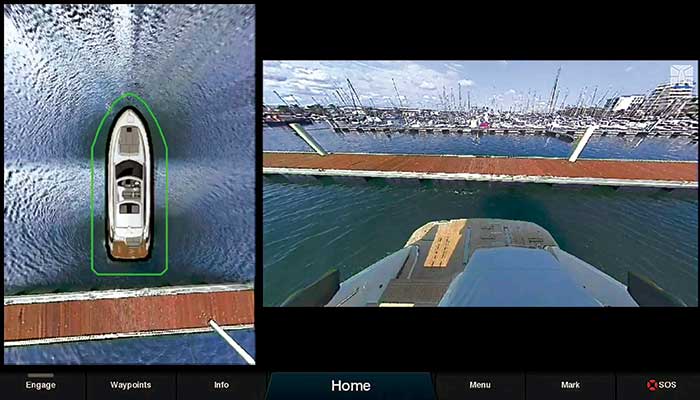 Screen shots for the Garmin Surround View Camera System