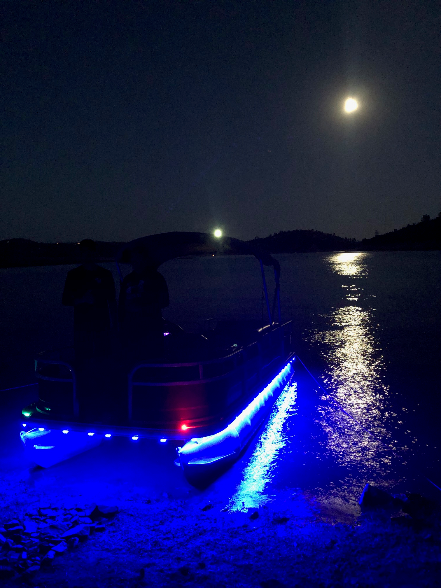 moonlight boat lights