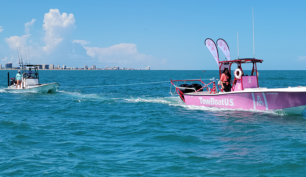 Red TowBoatUS Response Vessels Go Pink for Breast Cancer Awareness ...